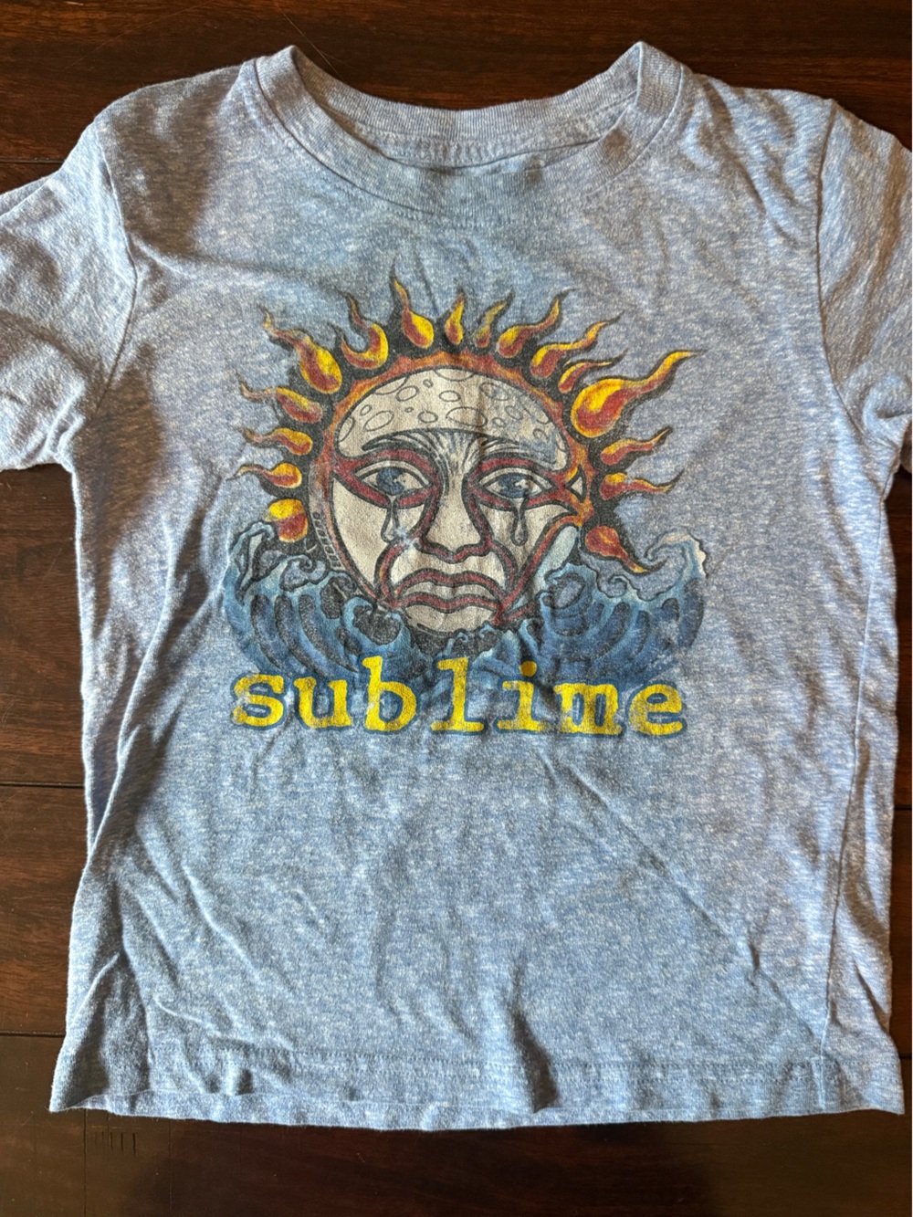Sublime band tee- Kids' Heather blue- 4T